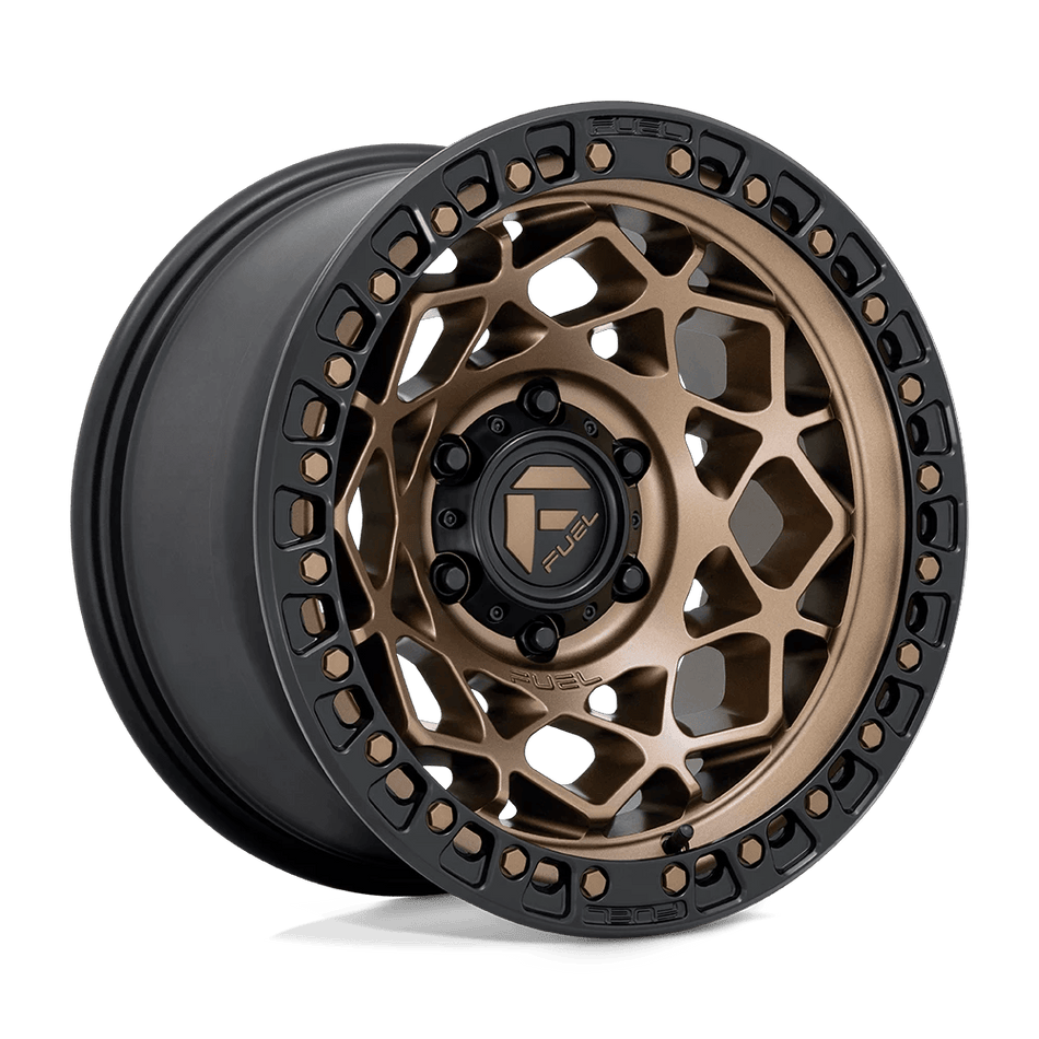 Fuel 1PC D785 UNIT 17x9 ET1 6x114.3 Bronze w/ Matte Black Ring