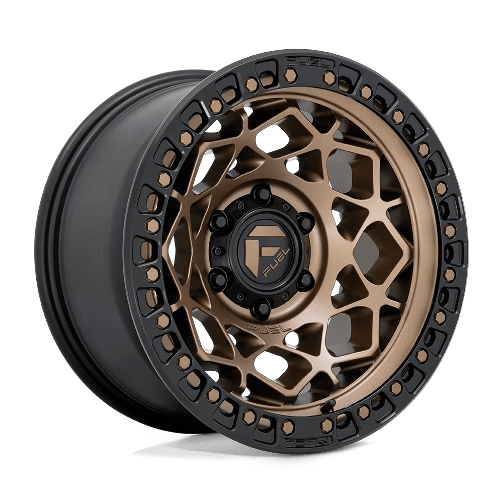 Fuel 1PC D785 UNIT 17x9 ET1 6x139.7 Bronze w/ Matte Black Ring