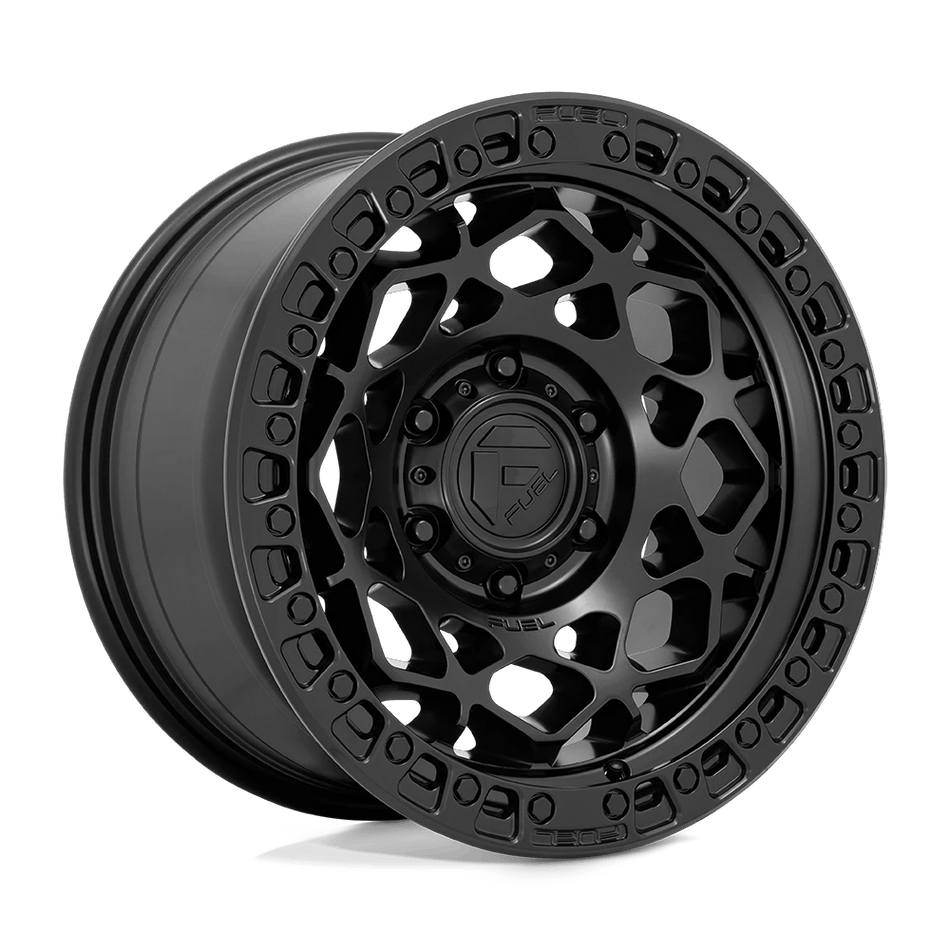 Fuel 1PC D786 UNIT 17x9 ET1 6x120 Matte Black w/ Matte Black Ring