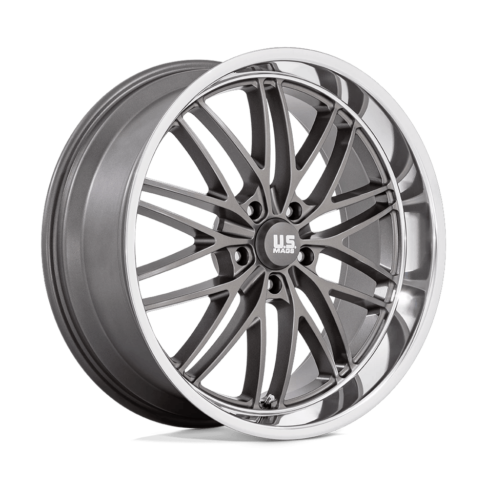 US Mag 1PC U139 SANTA CRUZ 22x9 ET15 5x127 Anthracite w/ Diamond Cut Lip
