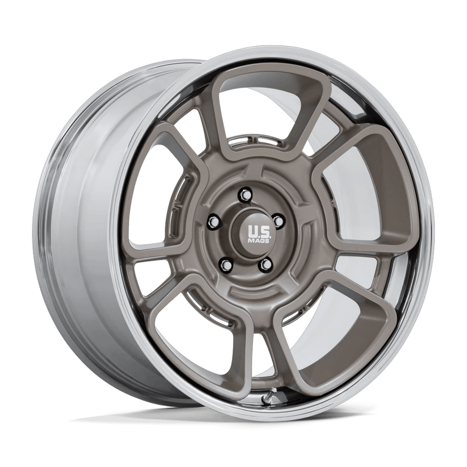US Mag 1PC UC147 FLAGSTAFF 20x8.5 ET1 BLANK Pewter w/ Chrome Lip