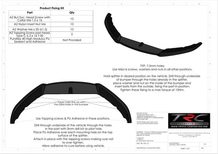 Lotus Emira - Front Splitter