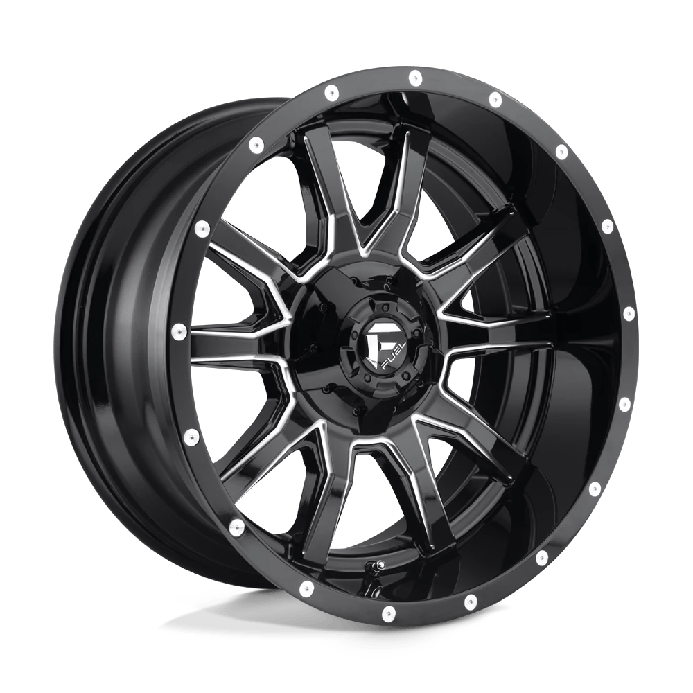 Fuel 1PC D627 VANDAL 20x9 ET1 6x135/5.5 Gloss Black Milled