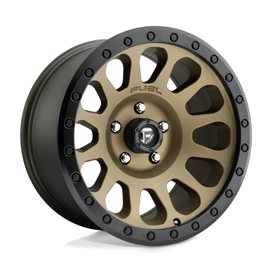 Fuel 1PC D600 VECTOR 18x9 ET20 5x150 Matte Bronze Black Bead Ring