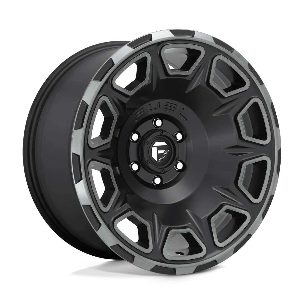 Fuel 1PC D686 VENGEANCE 17x9 ET-12 6x139.7 Matte Black Double Dark Tint