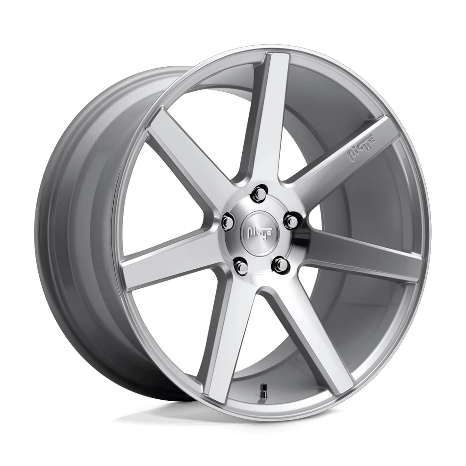 Niche 1PC M179 VERONA 20x9 ET35 5x120 Gloss Silver Machined
