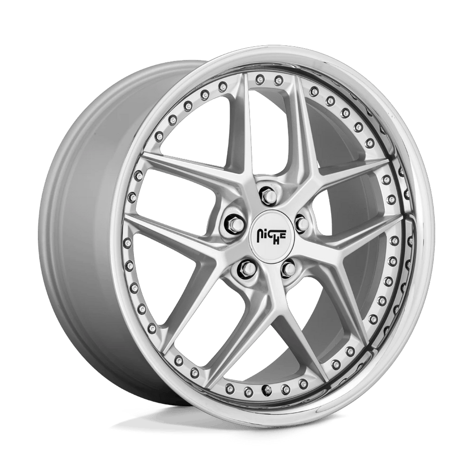 Niche 1PC M225 VICE 20x9 ET38 5x112 Matte Silver