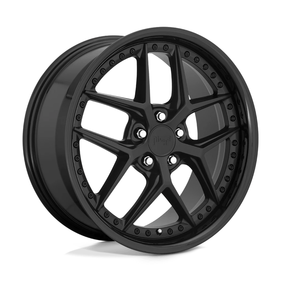 Niche 1PC M226 VICE 20x9 ET18 5x115 Gloss Black Matte Black