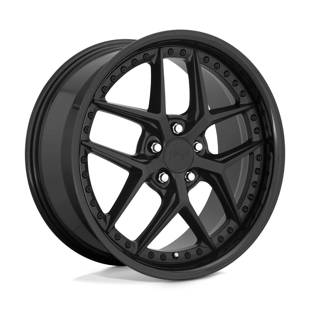 Niche 1PC M226 VICE 20x10.5 ET40 5x112 Gloss Black Matte Black