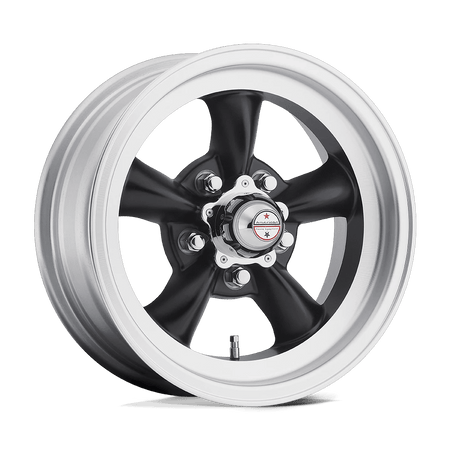 American Racing Vintage VN105 TORQ THRUST D 14x6 ET-2 5x120.6 Satin Black w/ Machined Lip