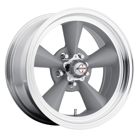 American Racing Vintage VN309 TT O 17x8 ET0 5x120.6 Vintage Silver w/ Machined Lip