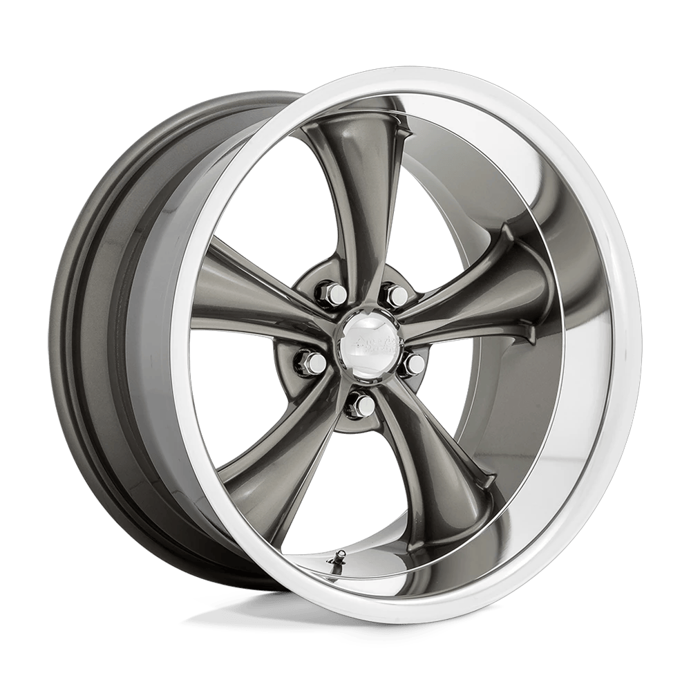 American Racing Vintage VN338 BOSS TT 20x8.5 ET2 5x120.6 Graphite w/ Diamond Cut Lip