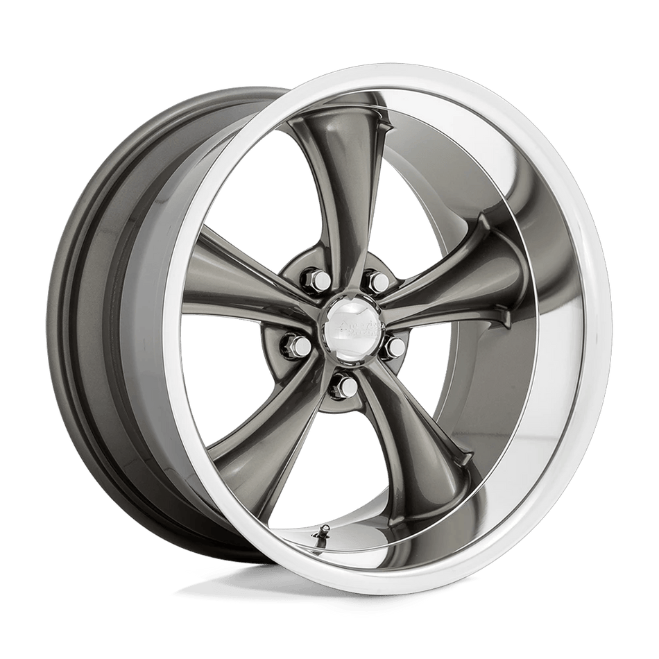 American Racing Vintage VN338 BOSS TT 20x8.5 ET2 5x120.6 Graphite w/ Diamond Cut Lip