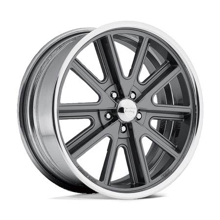 American Racing Vintage VN407 COBRA 17x7 ET0 5x114.3 Two-piece Mag Gray Center Polished Barrel