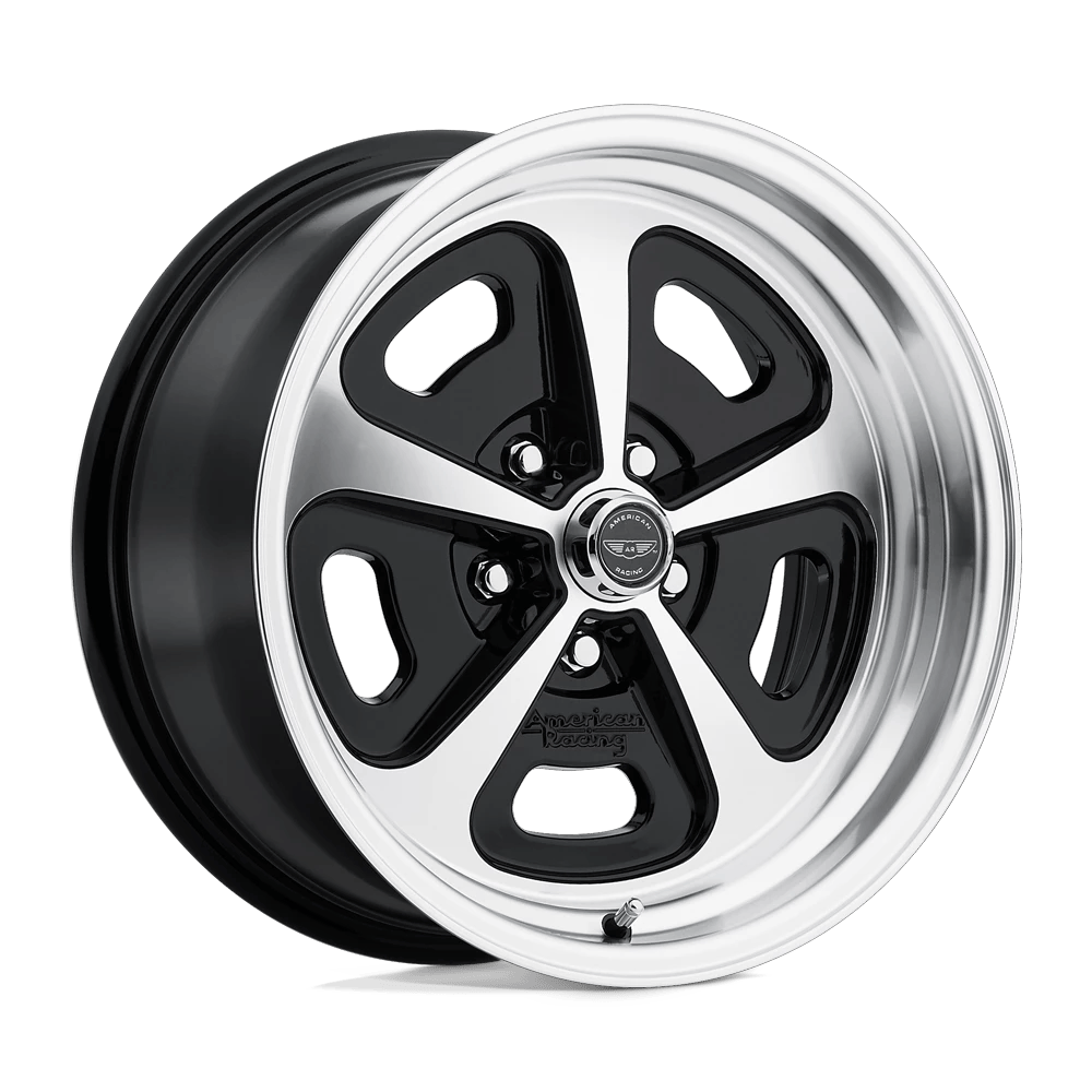 American Racing Vintage VN501 500 MONO CAST 15x7 ET0 5x120.6 Gloss Black Machined