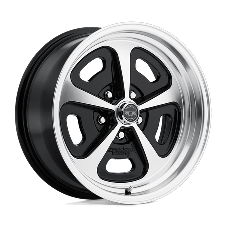 American Racing Vintage VN501 500 MONO CAST 17x9 ET0 5x114.3 Gloss Black Machined