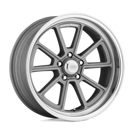 American Racing Vintage VN510 DRAFT 18x8 ET0 5x127 Vintage Silver w/ Diamond Cut Lip
