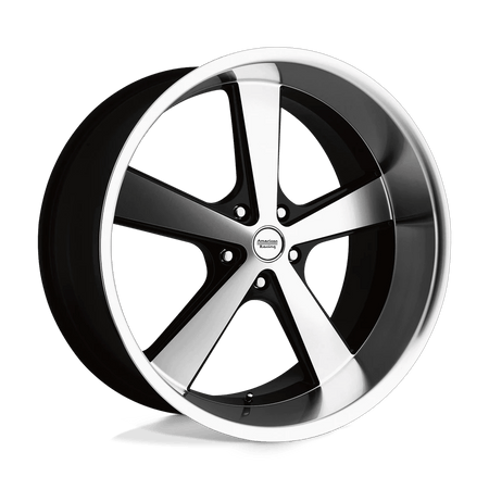 American Racing Vintage VN701 NOVA 22x9 ET15 5x127 Gloss Black Machined