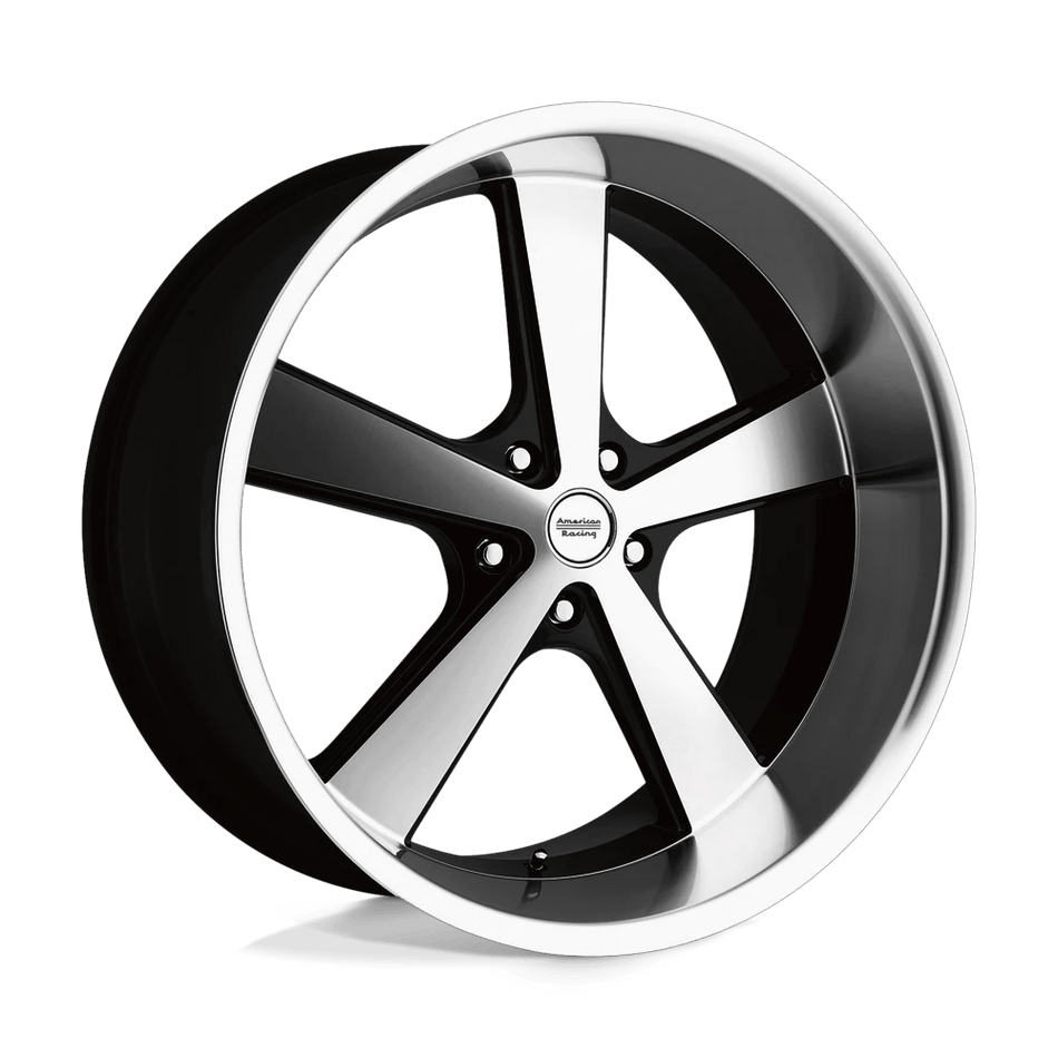 American Racing Vintage VN701 NOVA 22x11 ET18 5x127 Gloss Black Machined