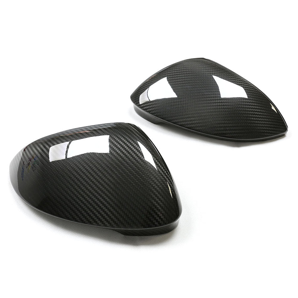 VOLKSWAGEN GOLF MK8 CARBON FIBRE MIRRORS - WITH LANE ASSIST
