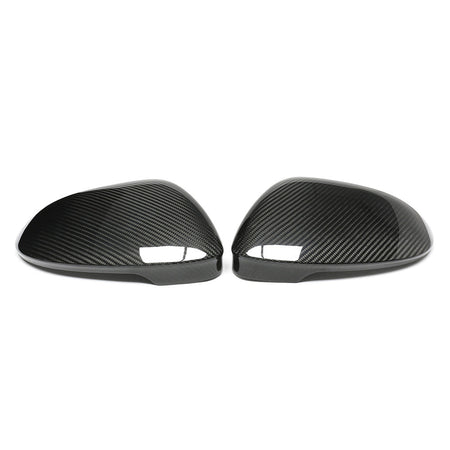 VW GOLF MK8 CARBON FIBRE MIRRORS - WITHOUT LANE ASSIST-Mirrors-CT CARBON-CT Carbon - High-quality carbon fiber and gloss black aerodynamic parts for premium sports and luxury vehicles.