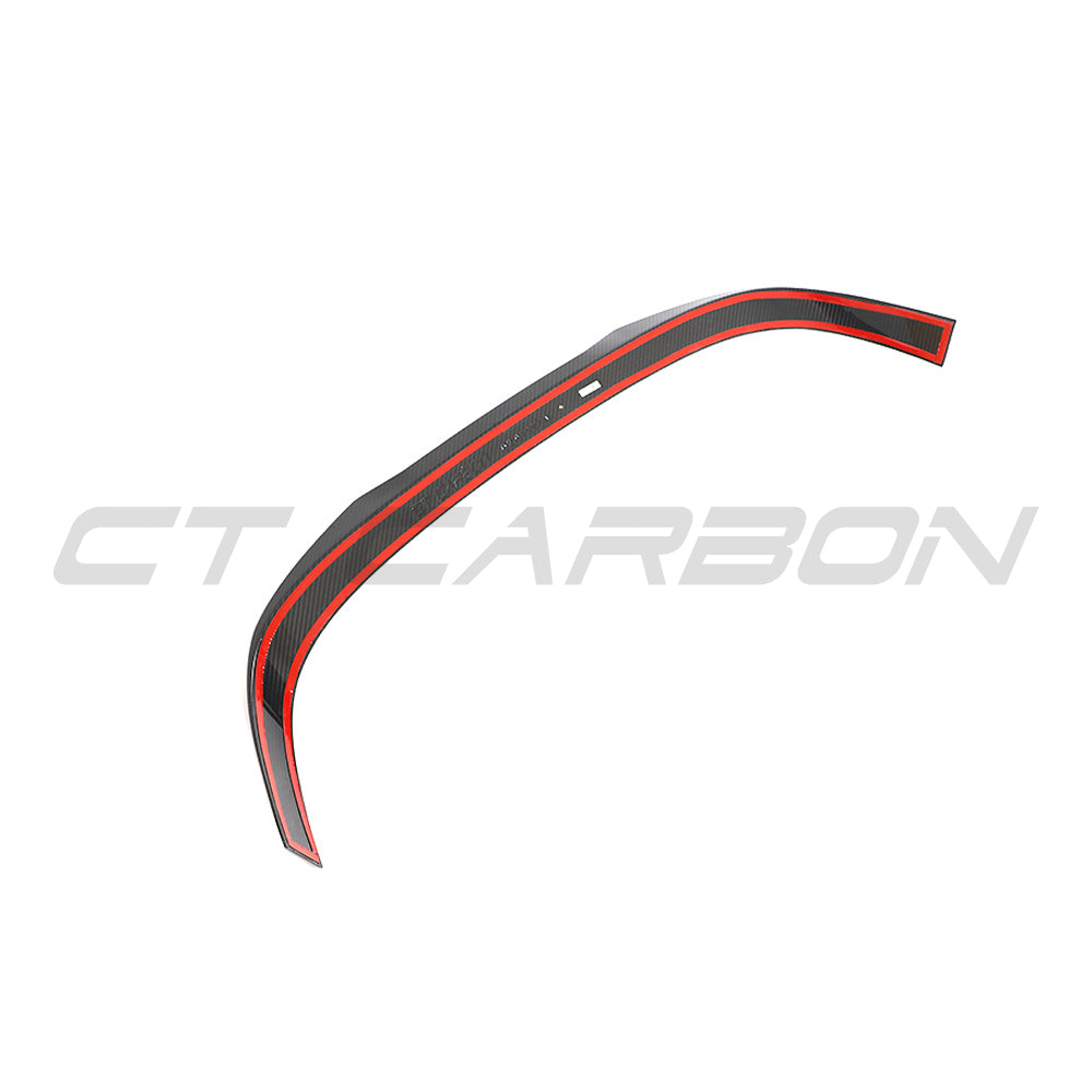VW GOLF MK8 CS CARBON FIBRE SPOILER - CT DESIGN-Spoiler-CT CARBON-CT Carbon - High-quality carbon fiber and gloss black aerodynamic parts for premium sports and luxury vehicles.