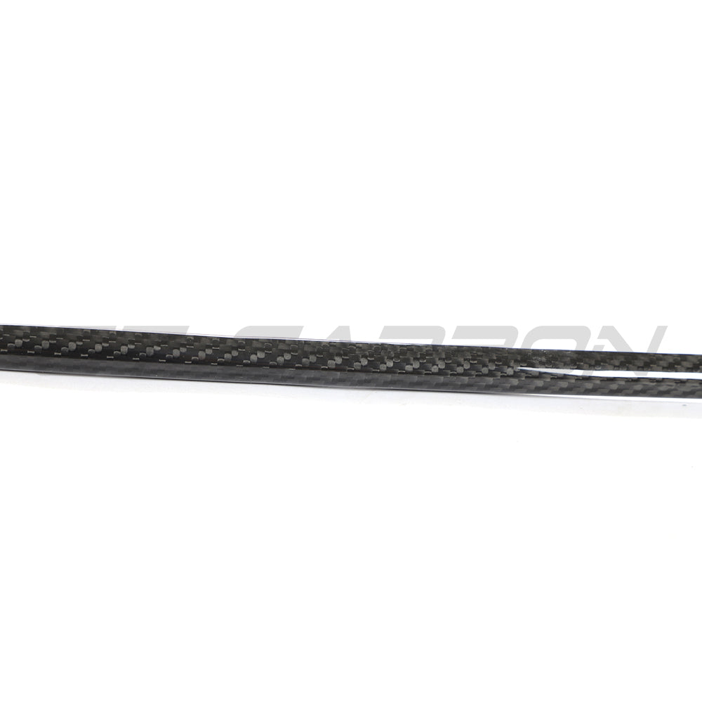 VW GOLF MK8 GTI CARBON FIBRE FRONT TRIM-Accessories-CT CARBON-CT Carbon - High-quality carbon fiber and gloss black aerodynamic parts for premium sports and luxury vehicles.