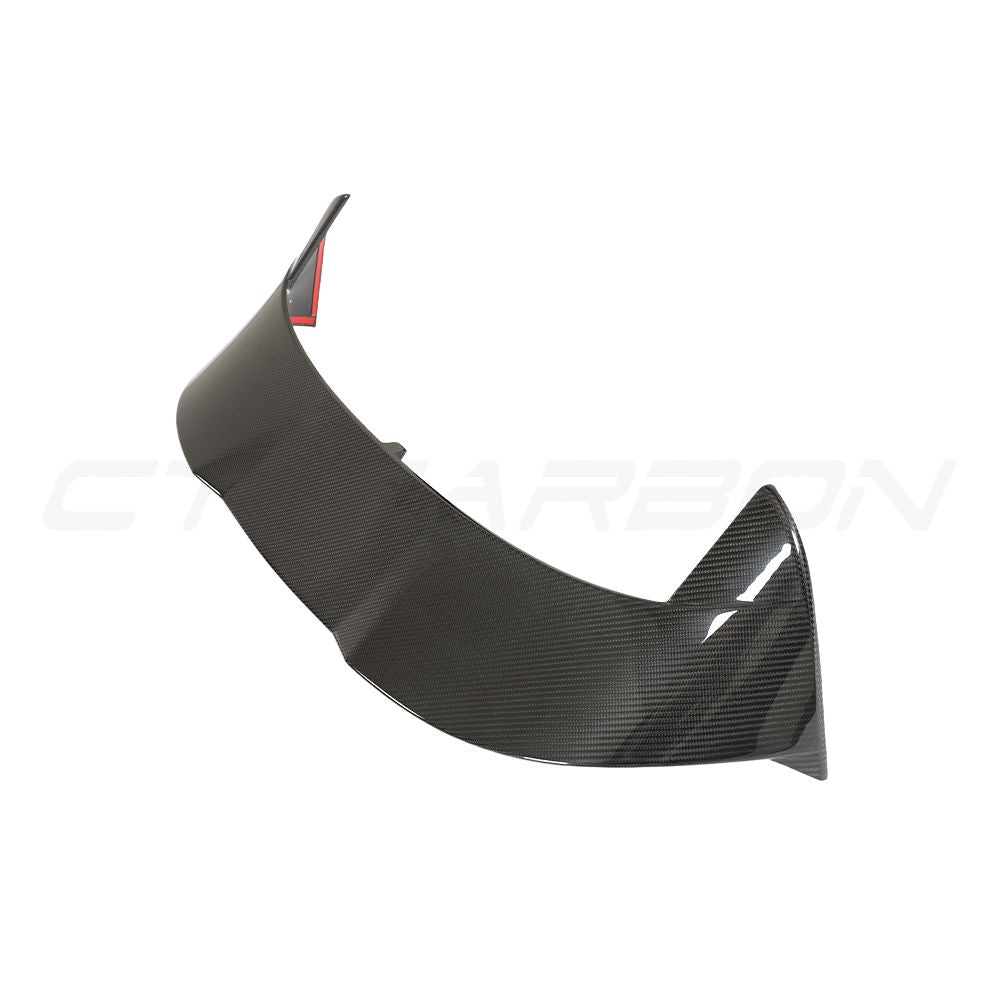 VW GOLF MK8 R CARBON FIBRE SPOILER - CT DESIGN-Spoiler-CT CARBON-CT Carbon - High-quality carbon fiber and gloss black aerodynamic parts for premium sports and luxury vehicles.