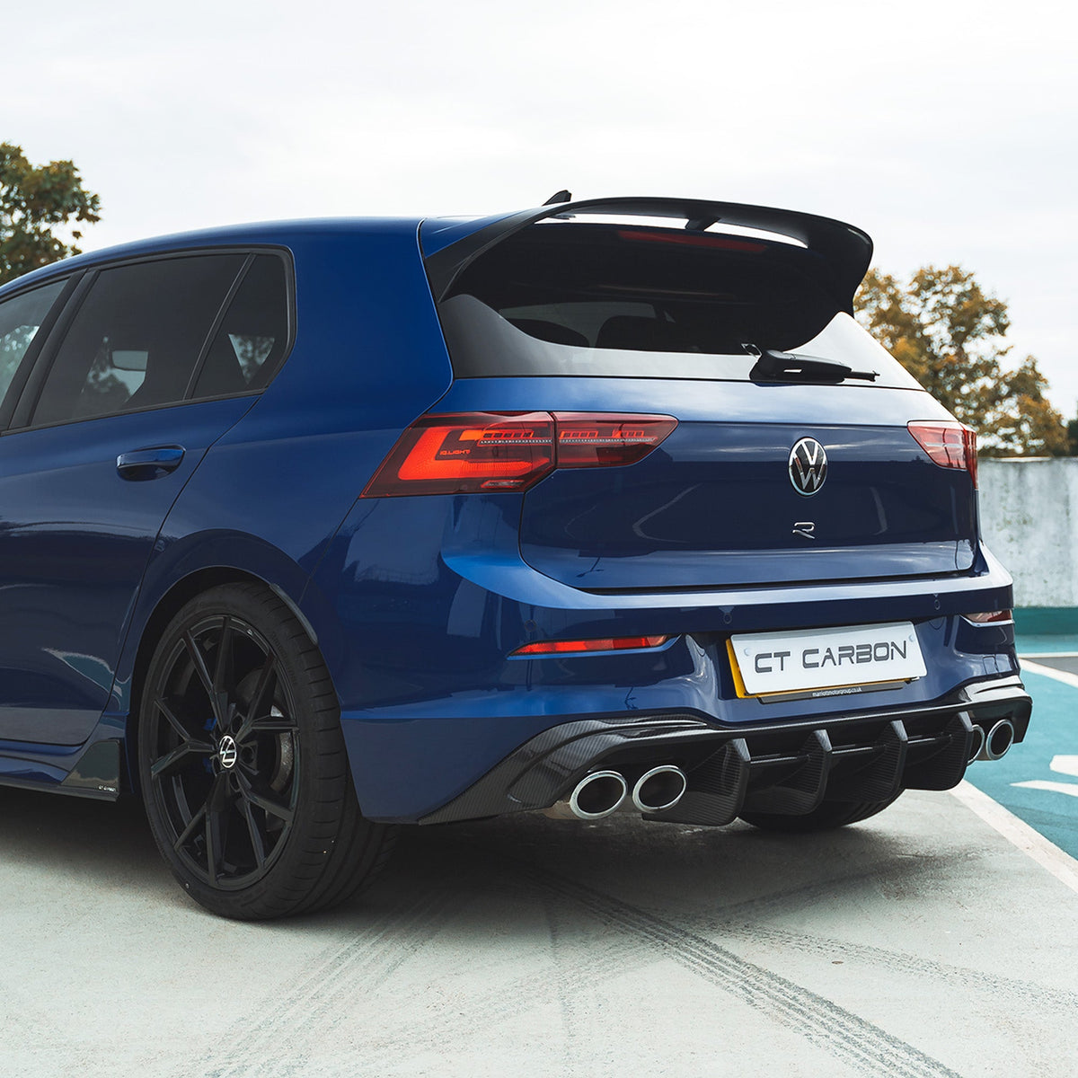 VW GOLF MK8 R FULL CARBON FIBRE KIT - CT DESIGN-Kit-CT CARBON-CT Carbon - High-quality carbon fiber and gloss black aerodynamic parts for premium sports and luxury vehicles.