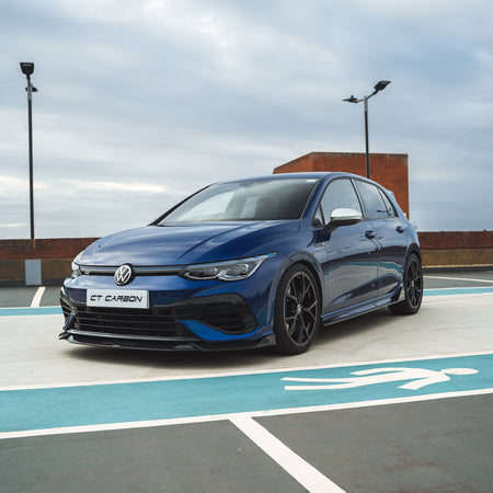 VW GOLF MK8 R FULL CARBON FIBRE KIT - CT DESIGN-Kit-CT CARBON-CT Carbon - High-quality carbon fiber and gloss black aerodynamic parts for premium sports and luxury vehicles.