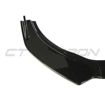 BLAK BY CT Spoiler VW GOLF MK8 R GLOSS BLACK SPLITTER - BLAK BY CT CARBON