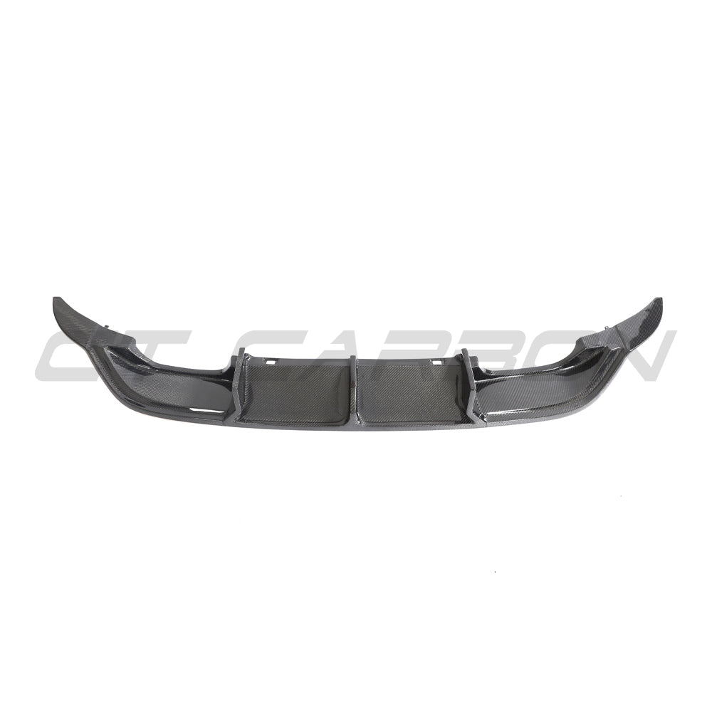 VW GOLF R MK7 2014-2017 CARBON FIBRE DIFFUSER-Diffuser-CT CARBON-CT Carbon - High-quality carbon fiber and gloss black aerodynamic parts for premium sports and luxury vehicles.