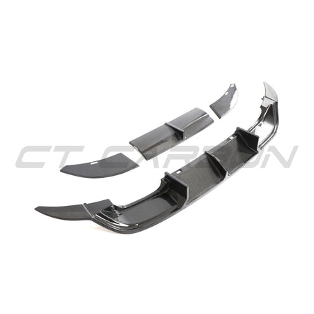 VW GOLF R MK7 2014-2017 CARBON FIBRE DIFFUSER-Diffuser-CT CARBON-CT Carbon - High-quality carbon fiber and gloss black aerodynamic parts for premium sports and luxury vehicles.