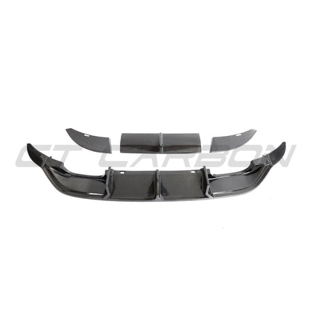 VW GOLF R MK7 2014-2017 CARBON FIBRE DIFFUSER-Diffuser-CT CARBON-CT Carbon - High-quality carbon fiber and gloss black aerodynamic parts for premium sports and luxury vehicles.