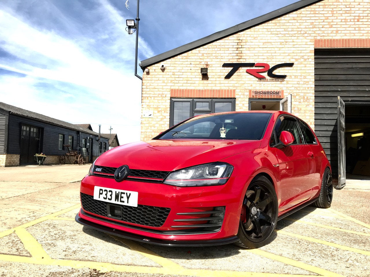 Volkswagen Golf MK7 GTI - V2 Front Splitter