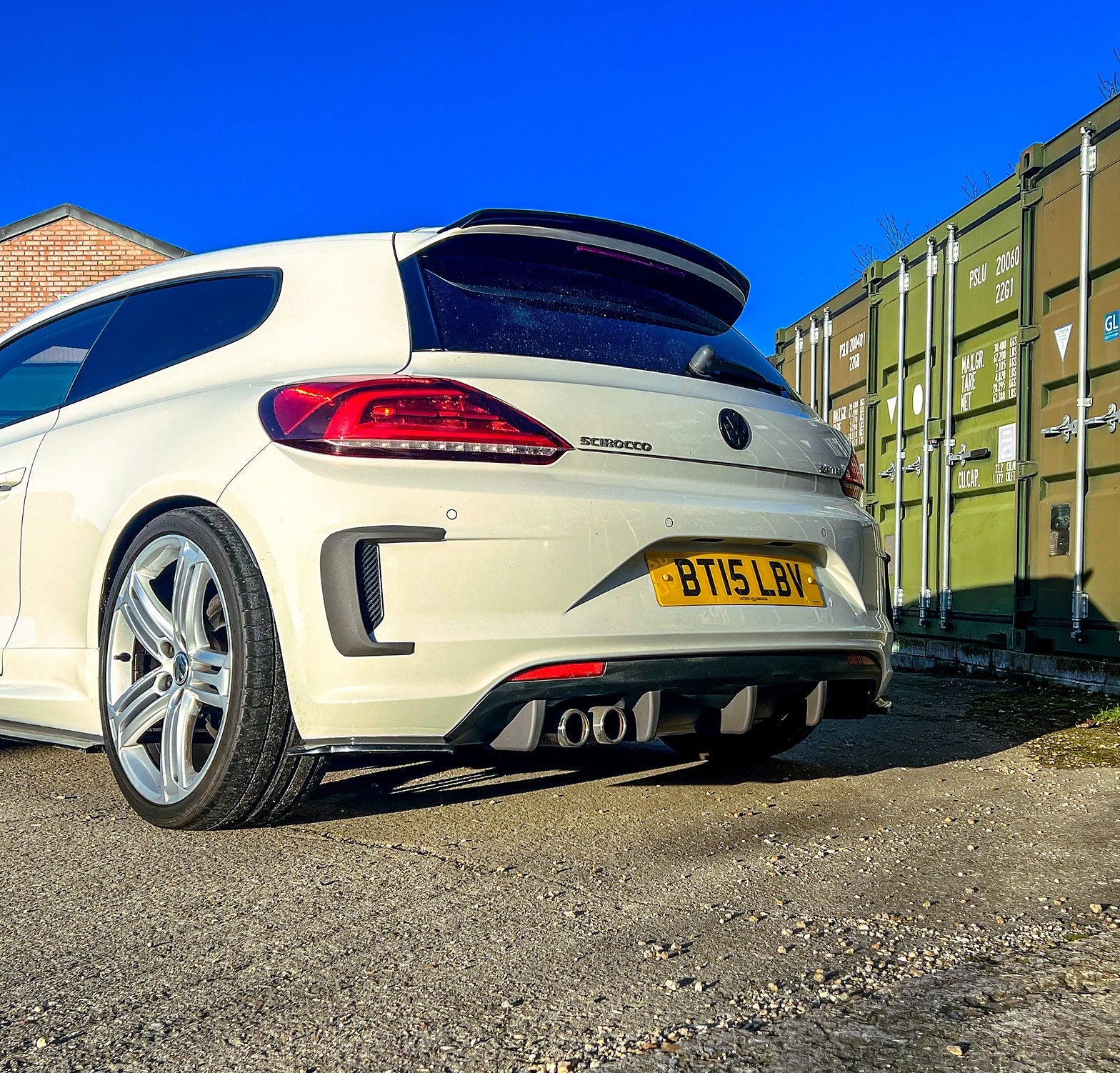Volkswagen Scirocco MK3 R-Line Facelift - 5 Diffuser Fins