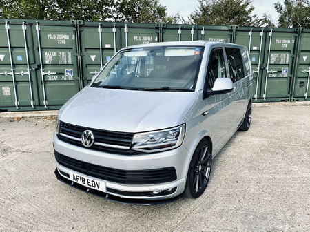 Volkswagen Transporter T6 Non-Sportline Short Wheelbase - Styling Factory Front Splitter