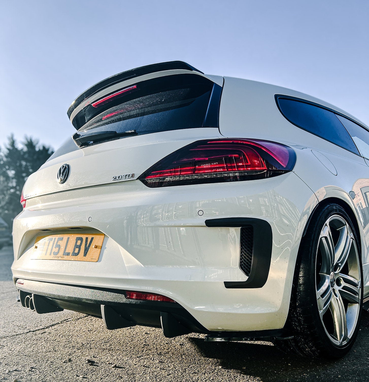 Volkswagen Scirocco MK3 R-Line Facelift - 4 Diffuser Fins
