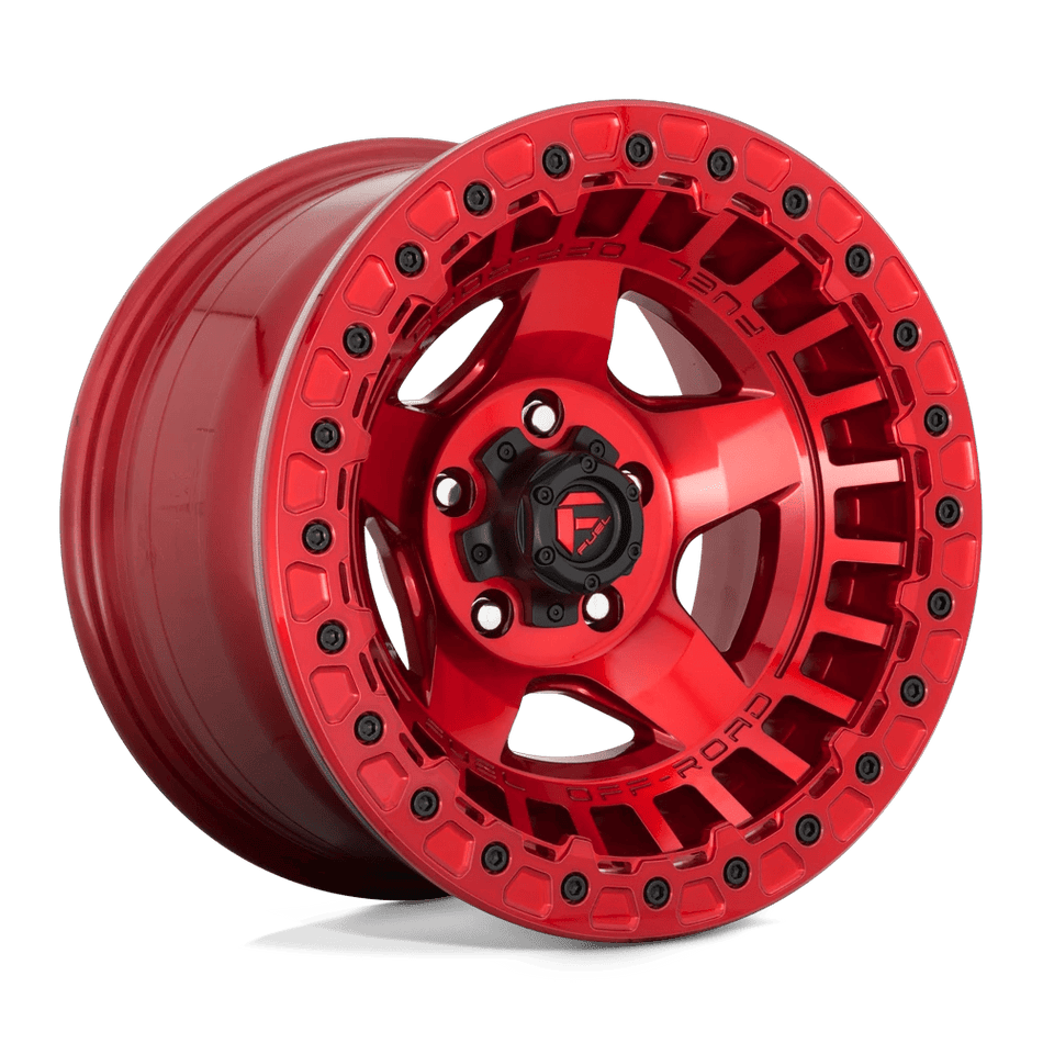 Fuel 1PC D117 WARP BEADLOCK 17x9 ET-15 6x139.7 Candy Red