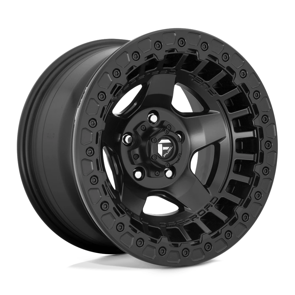 Fuel 1PC D118 WARP BEADLOCK 17x9 ET-15 6x139.7 Matte Black