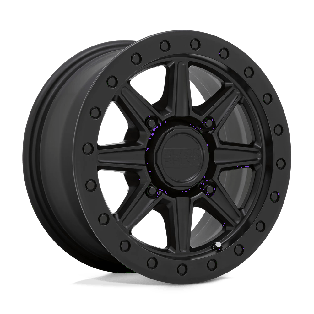 Black Rhino Hard Alloys - UTV WEBB UTV 15x7 ET51 4x137 Matte Black