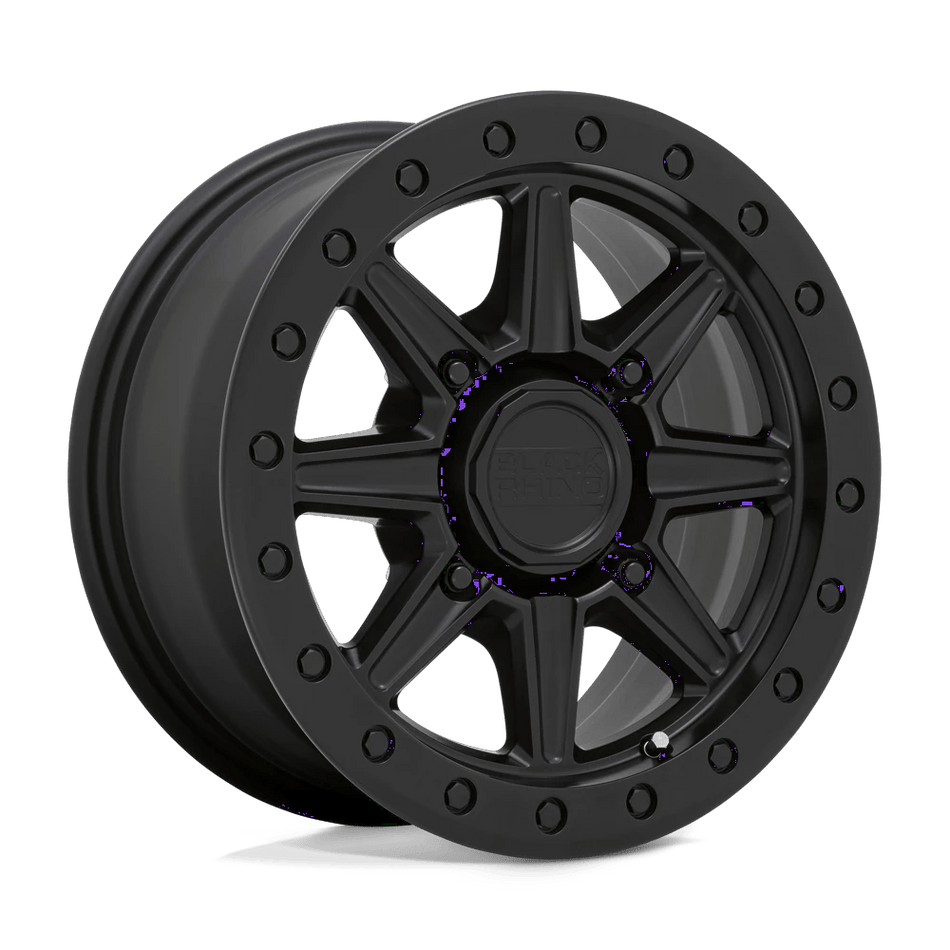 Black Rhino Hard Alloys - UTV WEBB UTV 15x7 ET36 4x110 Matte Black