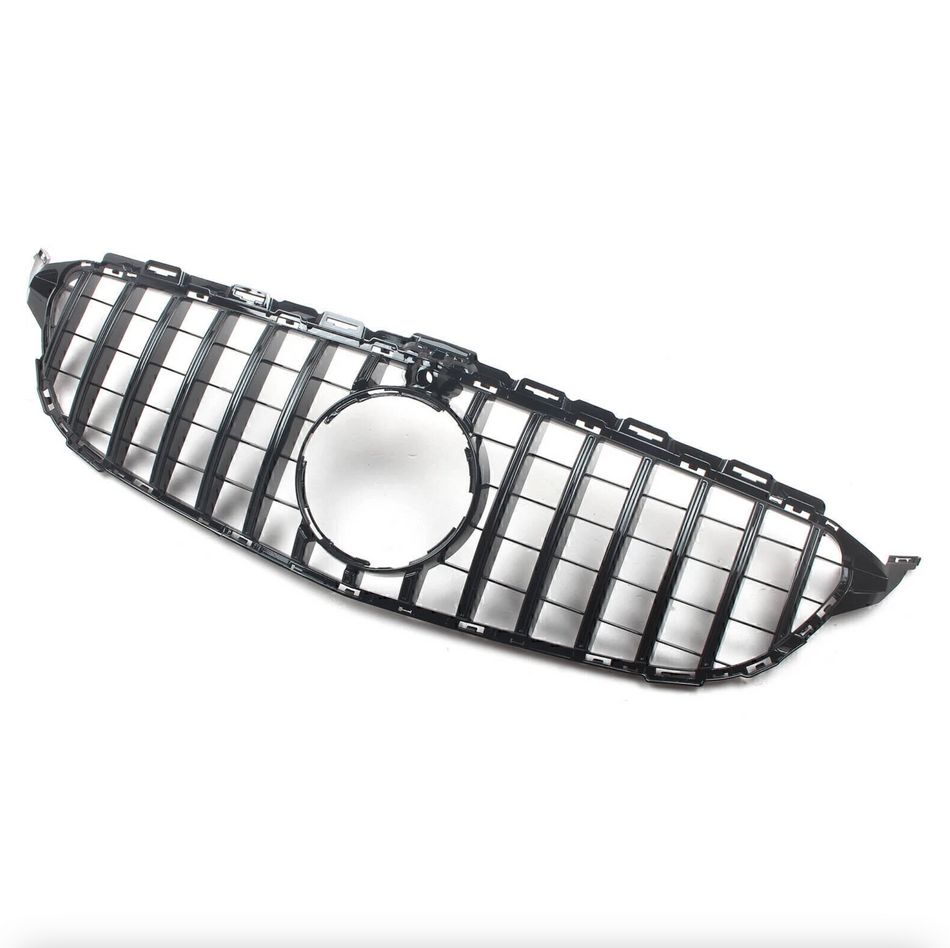 MERCEDES W205 C CLASS 2014-2018 BLACK GRILLE (WITH CAMERA)
