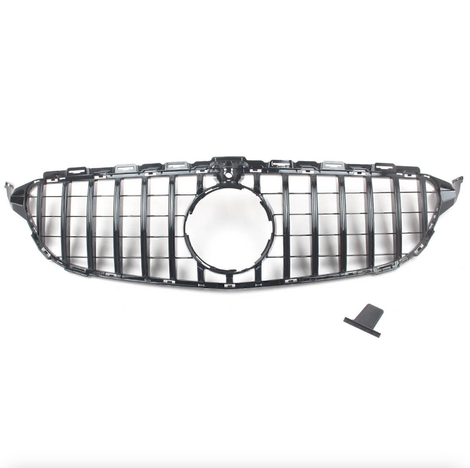 MERCEDES W205 C CLASS 2014-2018 BLACK GRILLE (WITH CAMERA)
