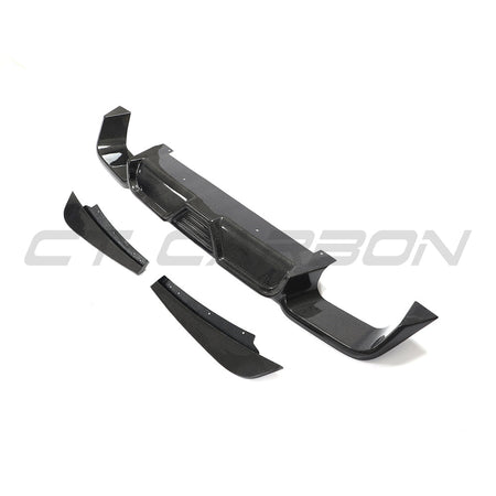 X3M F97 2018-2023 CARBON FIBRE DIFFUSER-Splitter-CT CARBON-CT Carbon - High-quality carbon fiber and gloss black aerodynamic parts for premium sports and luxury vehicles.