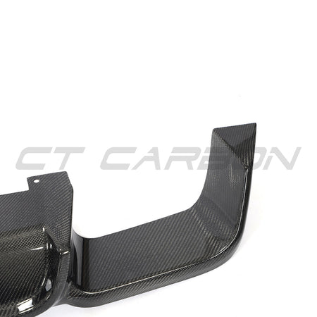X3M F97 2018-2023 CARBON FIBRE DIFFUSER-Splitter-CT CARBON-CT Carbon - High-quality carbon fiber and gloss black aerodynamic parts for premium sports and luxury vehicles.