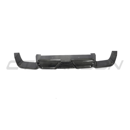 X3M F97 2018-2023 CARBON FIBRE DIFFUSER-Splitter-CT CARBON-CT Carbon - High-quality carbon fiber and gloss black aerodynamic parts for premium sports and luxury vehicles.