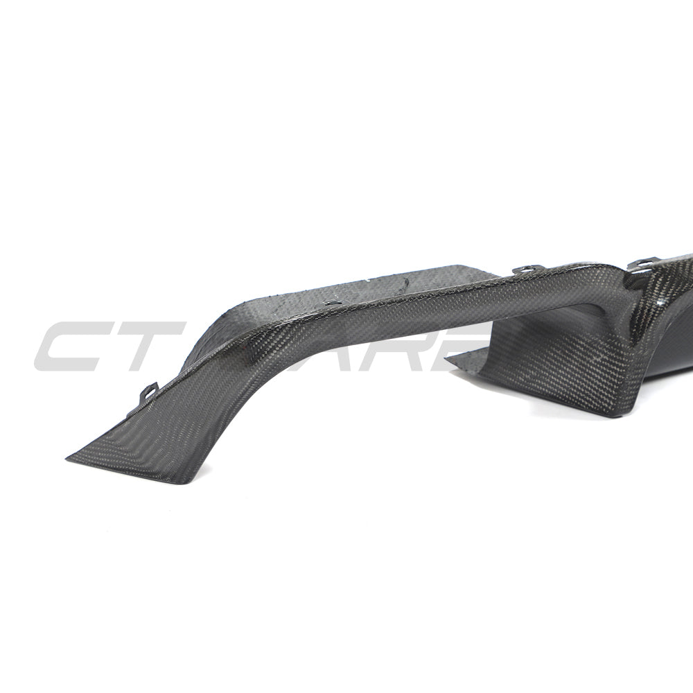 X3M F97 2018-2023 CARBON FIBRE DIFFUSER-Splitter-CT CARBON-CT Carbon - High-quality carbon fiber and gloss black aerodynamic parts for premium sports and luxury vehicles.