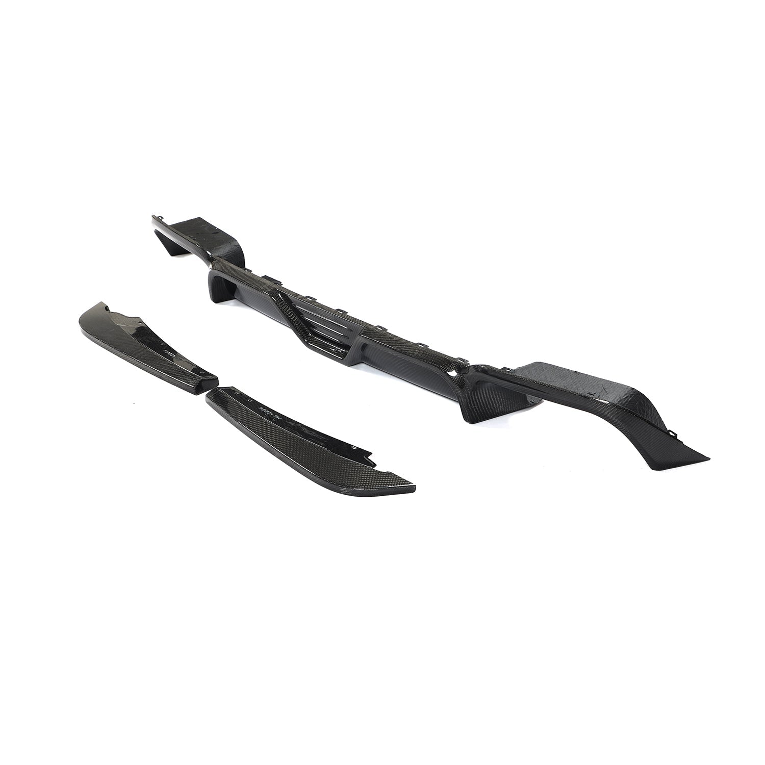 X3M F97 2018-2023 CARBON FIBRE DIFFUSER-Splitter-CT CARBON-CT Carbon - High-quality carbon fiber and gloss black aerodynamic parts for premium sports and luxury vehicles.