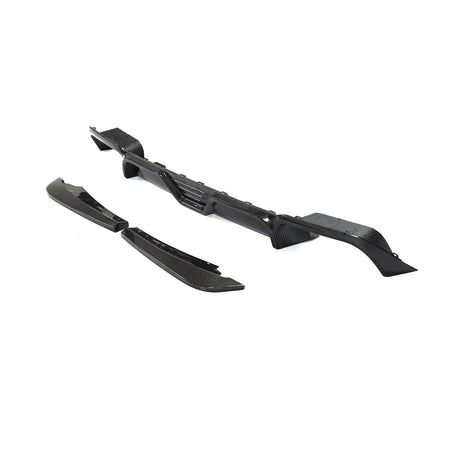 X3M F97 2018-2023 CARBON FIBRE DIFFUSER-Splitter-CT CARBON-CT Carbon - High-quality carbon fiber and gloss black aerodynamic parts for premium sports and luxury vehicles.